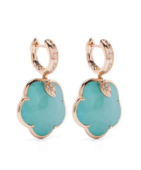 18K rose gold Ton Joli diamond earrings